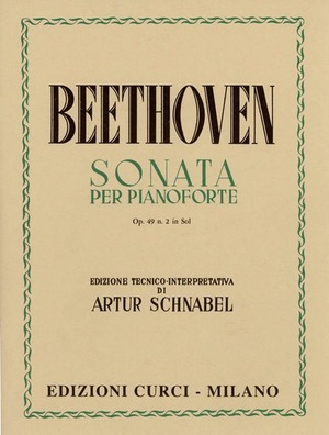 Sonata Op. 49 n. 2 in Sol. Per pianoforte. Spartito