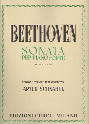 Sonata Op. 14. n. 2 in Sol. Per pianoforte. Spartito
