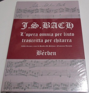 L' opera omnia per liuto trascritta per chitarra. Spartito
