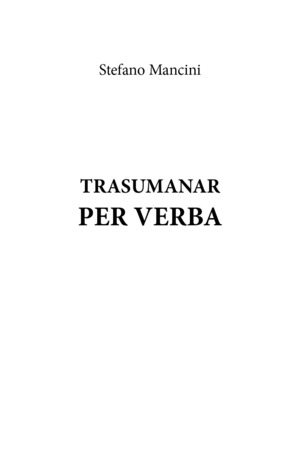 Trasumanar per verba