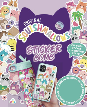 Squishmallows. Sticker bomb. Con Adesivi