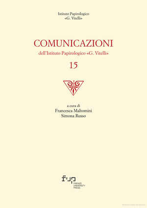 Comunicazioni dell'Istituto papirologico «G. Vitelli»