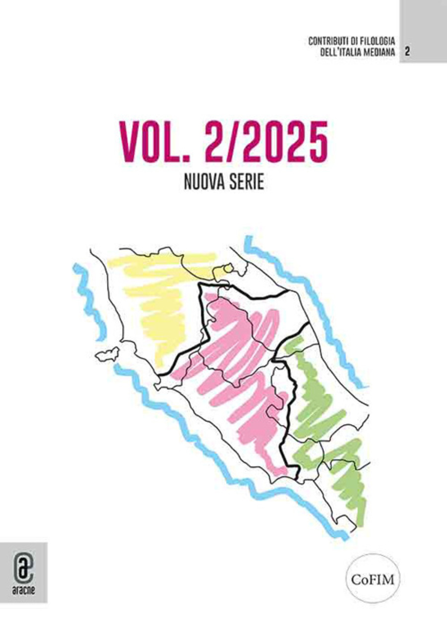 Contributi di filologia dell'Italia Mediana (2025)