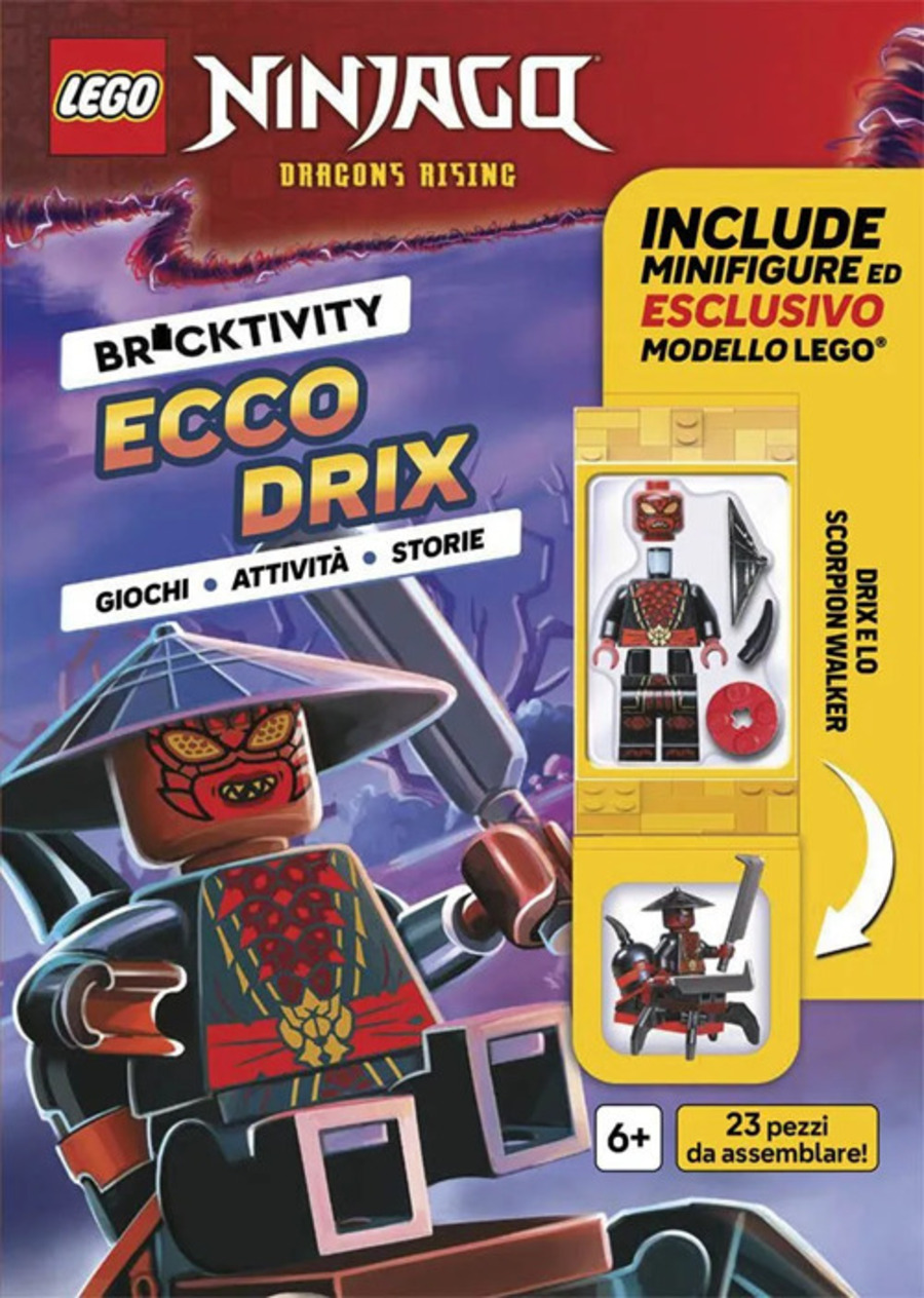 Ecco Drix. Lego Ninjago dragons rising. Con minifigure LEGO®
