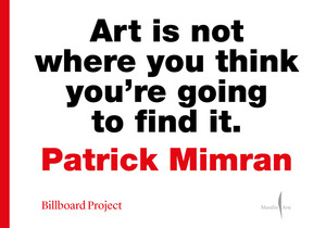 Patrick Mimran. Billboard Project. Ediz. italiana e inglese