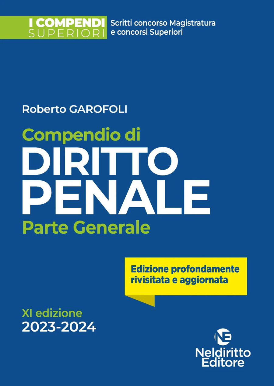 Diritto penale. Parte generale