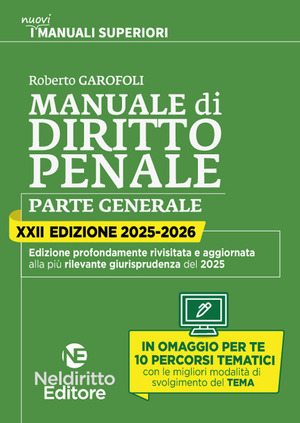 Manuale superiore di diritto penale 2025-2026. Concorso magistratura e concorsi superiori