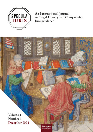 Specula Iuris. An international journal on legal history and comparative jurisprudence (2024)