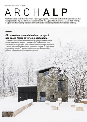 ArchAlp. Rivista internazionale di architettura e paesaggio alpino (2026)
