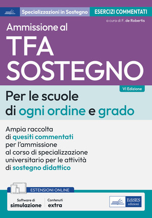 Test ammissione TFA sostegno scuole ogni ordine e grado