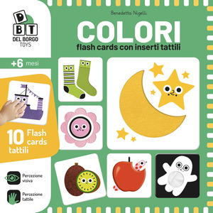 Colori. Flash cards con inserti tattili. Ediz. a colori