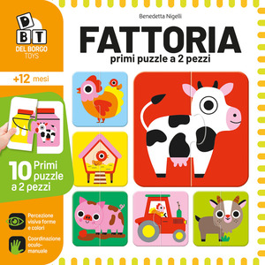 Fattoria. Primi puzzle 2 pezzi