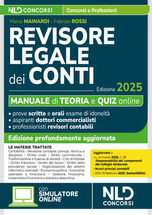 Revisore legale dei conti. Manuale con teoria e quiz 2025. Con simulatore online