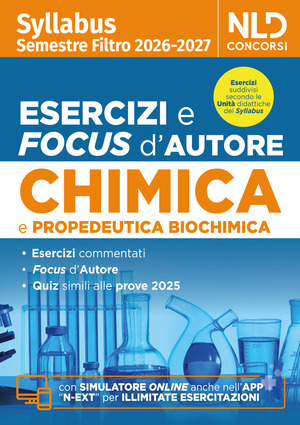 Syllabus semestre filtro medicina esercizi e focus d'autore di chimica e propedeutica biochimica 2026. Nuova ediz. Con software di simulazione