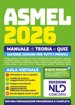 Concorso ASMEL 2026. Manuale di teoria e quiz con materie comuni per tutti i profili. Con software di simulazione