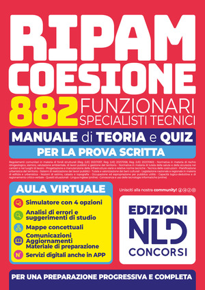 Concorso RIPAM coesione. 882 funzionari specialisti tecnici. Manuale di teoria e quiz per la prova scritta. Con simulatore online
