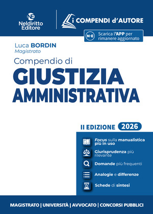 Compendio di giustizia amministrativa 2026. Con app