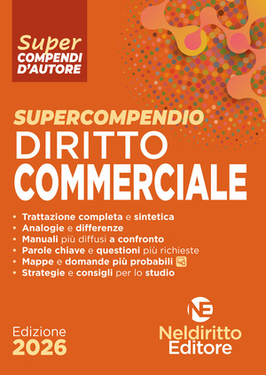 Supercompendio di diritto commerciale 2026. Nuova ediz.