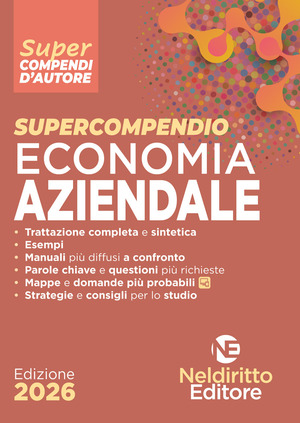 Supercompendio di economia aziendale 2026