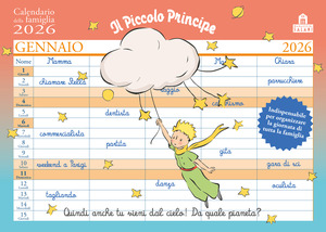 Il Piccolo Principe. Calendario della famiglia 2026
