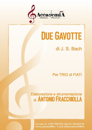 Due gavotte. Per trio di fiati. Partitura