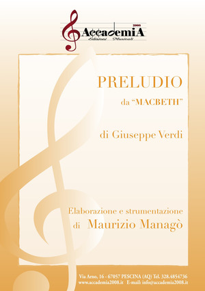 Preludio da «Macbeth». Partitura