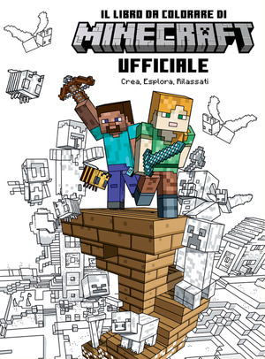 Minecraft. Il libro da colorare ufficiale. Crea, esplora, rilassati. Ediz. illustrata